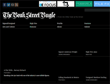 Tablet Screenshot of beakstreetbugle.com